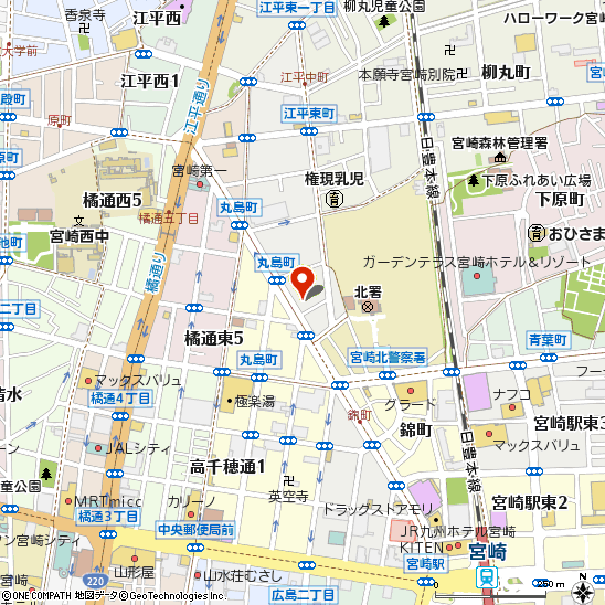 有限会社　宮崎タイヤ商会付近の地図